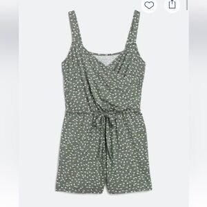 Market & Spruce Black Floral Jumpsuit